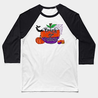 Trick or teach Halloween for teachers Baseball T-Shirt